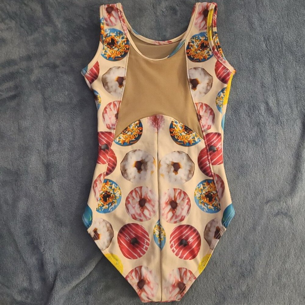 Girl's So Danca doughnut gymnastics dance leotard Size 8-10